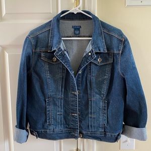 Falls Creek denim jean jacket size large excellent condition only worn twice